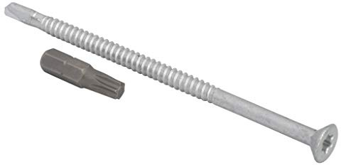 TechFast Light Duty Timber to Steel Roofing Screws | 5.5 x 109mm | Elementech | Bag 50