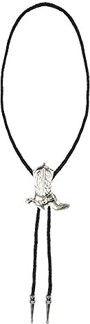 Boland 54326 - Halskette Cowboystiefel, Collier, Mode-Schmuck, Accessoire, Cowboy, Indianer, Wilder Westen, Sheriff, Kostüm, Karneval, Mottoparty