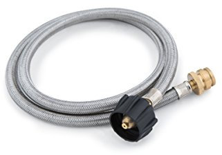 Broil King 68004 LP-Schlauchadapter, Edelstahl, 1,2 m