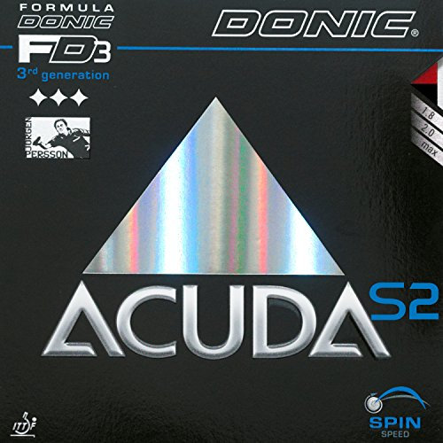 Donic Belag Acuda S2, 2,3 mm, schwarz