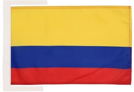 BANDERA de COLOMBIA 45x30cm - BANDERINA COLOMBIANA 30 x 45 cm cordeles - AZ FLAG
