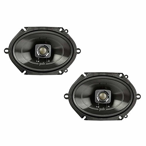 Polk Audio DB572 DB+ Series 5 x 7 Coaxial Speaker for Car & Marine, 2-Way Boat & Car Audio Speaker, 35-22kHz Frequency Response, Polypropylene Woofer Cone & 3/4 Silk Dome Tweeter, Easy Installation