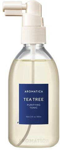 AROMATICA Teebaum Reinigendes Tonic 100ml, parabenfrei, silikonfrei, sulfatfrei | Vegan | Beruhigendes & kühlendes Tonic für Ihre Kopfhaut | Unterstützt gesundes und genährtes Haar