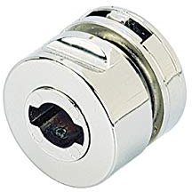Zylinderglastürschloss Typ 321 mit integriertem Griff, Aluminium Optik_Artikel _ 46298