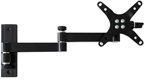 Drall Universal TV Wandhalterung für 13-32 Zoll - Schwenkbar Neigbar Ausziehbar bis 39 cm - Halterung für LED LCD OLED Fernseher Camping Wohnmobil Wohnwagen - VESA 75 100 schwarz Modell: L52B
