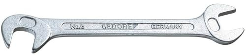 GEDORE Doppelmaulschlüssel 5,5 mm, Präzisions-Stahlwerkzeug, Robust, Made in Germany, Profi-Handwerkzeug für Industrie & Handwerk