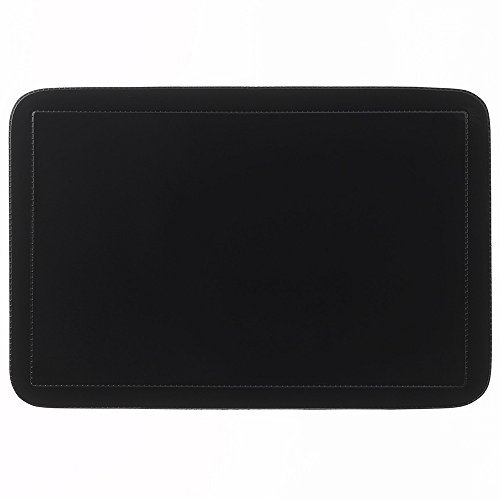 Kela Tisch-Set Uni 43,5x28,5cm aus PVC in schwarz, Polyester, 43.5 x 28.5 x 1 cm
