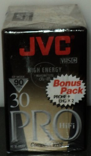 JVC VHS-C 30 PRO HiFi Compact Tc-30 Prohf