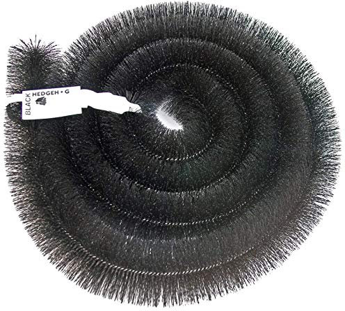 Hedgehog Dachrinnenschutz, 125 mm x 4 m, Schwarz