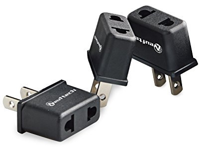 Neuftech 3X Adattatore Presa Italiana/Europa a Spina Americane/USA Canada Cina Giappone