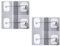 BLASHRD Kühlschrank Schloss, Mini Kühlschrank Schloss mit Schlüssel für Erwachsene, Kühlschrank Schloss,(4 Pack)