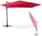 DEMA Ampelschirm Verona 3x3m Weinrot