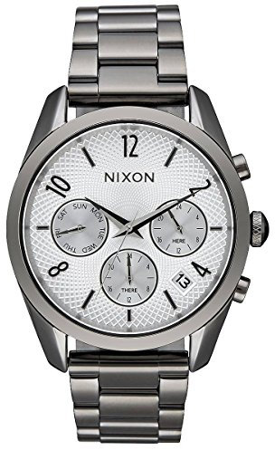 Nixon Bullet Chrono 36, Color: Gunmetal / Silver, Size: One Size