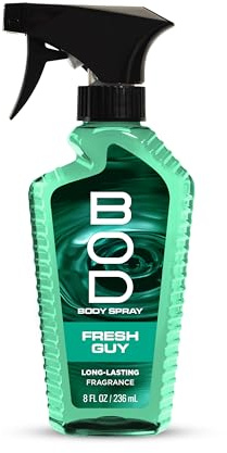 Bod Man Fresh Guy By Parfums De Coeur Fragrance Body Spray 8.0 oz