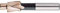 Flachsenker D373 HSS M6 M DL FORMAT