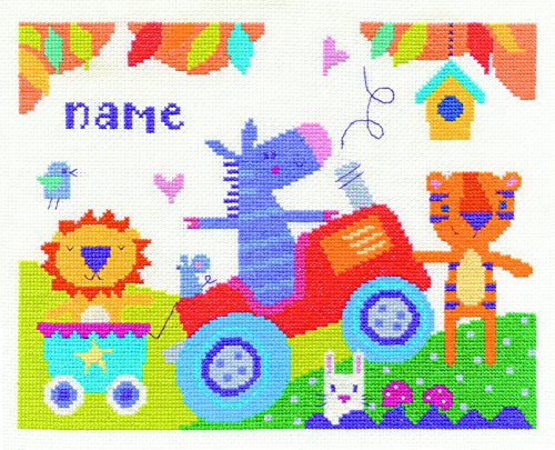 DMC Fun Day (14 Count Kreuzstich-Set, Mehrfarbig