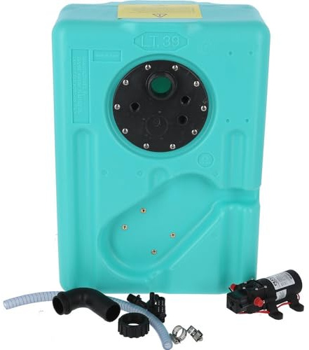 CAN-SB SE2900 Wassertank 39 Liter mit Autoklavenpumpe Automatische Absaugung 12V 4lt/min, Abmessungen 550mm x 200mm x 290mm