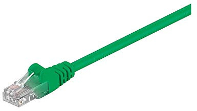Goobay 95558 CAT 5e Patch Cable, U/UTP, Green, 1.5 m Length