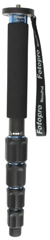 Fotopro NGC-65 Monopode en Carbone pour appareil photo Noir et Bleu