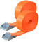 Spanngurte mit Schnellverschluss 2er Set, 25mm breit 5m lang, bis 250kg, Spanngurt orange, Zurrgurte für Ladungssicherung, Spanngurte mit Klemmverschluss, Gurtband, Spanngurte 5m