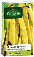 Vilmorin Haricot Merveille de Venise Mangetout Beurre | Jardin, Plantes, Graines, Légumes