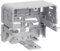 Hager GLT5010 Canal dallège Prise encastrable pour appareils (L x l) 71 mm x 64 mm 1 pc(s) Gris Clair (RAL 7035)