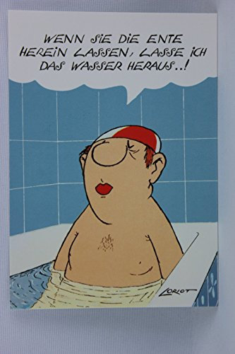 Inkognito Postkarte A6 • 088 ''Die Ente Künstler: Loriot • Satire