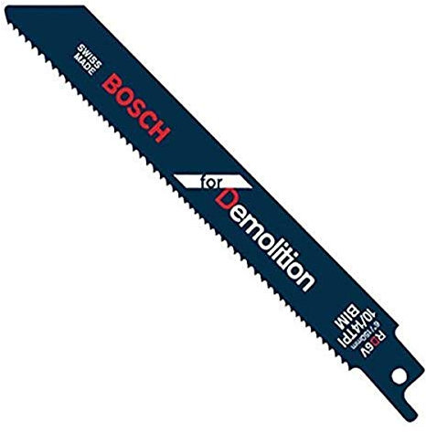 Bosch RD6V 5-Piece 6 In. 10/14 V TPI All Purpose Demolition Reciprocating Saw Blade
