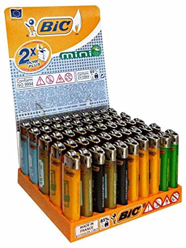 50er Set BIC Mini Feuerzeuge mit verschiedenen Welt Städte Namen
