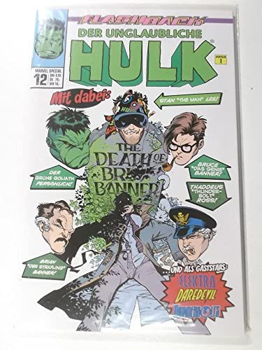 Marvel Special 12 Der unglaubliche Hulk Flashback , 1999, (Panini Marvel Comics) Comic-Heft