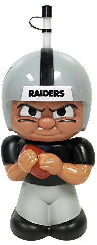 Party Animal NFL Las Vegas Raiders Big Sip 3D Wasserflasche, 473 ml