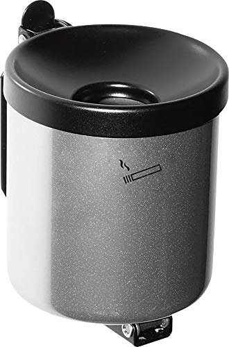 Format 4260058003668 - Kippbarer Wandaschenbecher, Rondo Junior, Neusilber