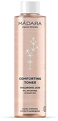 MÁDARA Organic Skincare Beruhigender Toner, pH ausgleichende Formel, Mit Hyaluronsäure, Beruhigt, Tiefenwirksame Hydrate, Vegan, Ecocert-zertifiziert, Recycelbare Verpackung, 200 ml