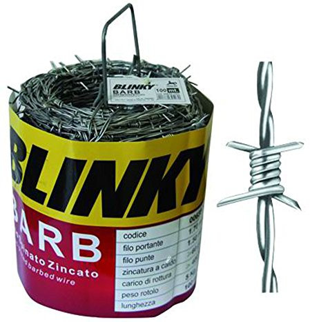 Blinky 63525 Filo Spinato, Barb Zincato, 250 mt