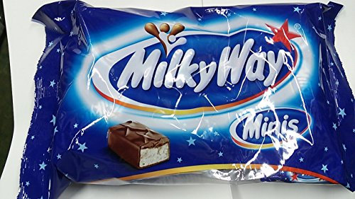 Nougat Chocolate bar | Milky Way | Minis 24 Stück | Gesamtgewicht 403 Gramm