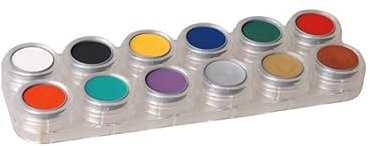 Grimas Creme Make up Theaterschminke 12 Farben Palette F