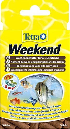 TetraMin Weekend Wochenendfutter - kompakte Futtersticks für die Versorgung aller Zierfische am Wochenende bzw. für bis zu 4 Tagen, 20 Stück