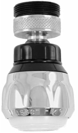 Schläfer 21060010, Küchenbrause Geschirrbrause Spülbrause für Armaturen- chrom - Wasserhahn-Luftsprudler 360° Drehbar Wassersparend Wasserhahn Filter Bewegliche Küche Wasserhahn Kopf Anschluss