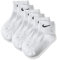 Nike Herren Strümpfe Cushion Quarter, 3er Pack - Mehrfarbig (weiß/schwarz), 42-46 EU