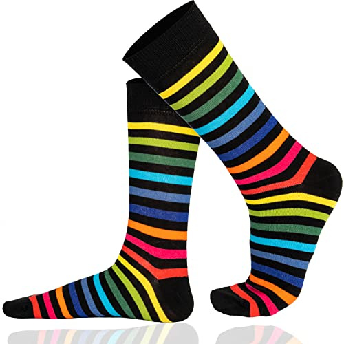 Mysocks Socken Dunkler Regenbogen 41-47