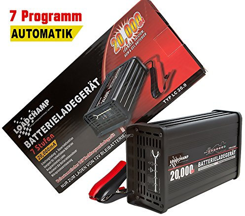 Loadchamp 20A automatisches Batterie Ladegerät AGM Gel Calcium Solar Akku LKW Batterie