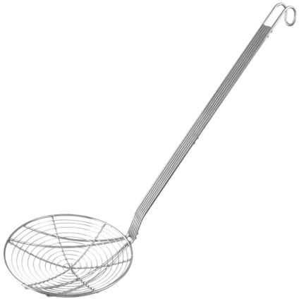 FMprofessional Frittierlöffel, Edelstahl, Silber, 47 x 16 x 11 cm
