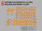 Ecoshirt Aufkleber Sworks S-Works Bike F124 Aufkleber Decals Autocollants Adesivi Orange