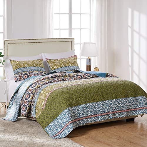 Greenland Home Shangri-La Bettwäsche-Set, 3-teilig, für Doppelbett/Doppelbett