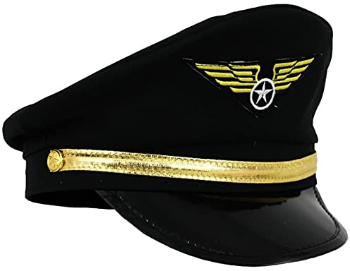 SUPER Auswahl AN Einer Piloten ZUBEHÖR VERKLEIDUNG IN Mehreren VARIATIONEN UND STÜCKZAHLEN= VON ILOVEFANCYDRESS®= 1 Piloten Kappe