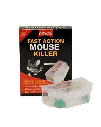 Rentokil PSF135 Fast Action Mouse Killer - Pack of 6