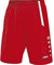 JAKO Turin Sporthose ohne Innenslip Kids rotweiss, 128 Kinder