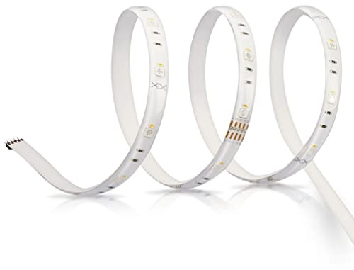 OSRAM LIGHTIFY Flex LED-Streifen 2 Meter Länge/dimmbar/warmweiß bis tageslicht 2000K - 6500K und Farbsteuerung RGB/Kompatibel mit Alexa