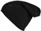 Cashmere Dreams Slouch-Beanie-Mütze mit Kaschmir - Hochwertige Strickmütze für Damen Mädchen - Hat - Pailletten Stern - One Size - Sommer Herbst und Winter Zwillingsherz (black/black)