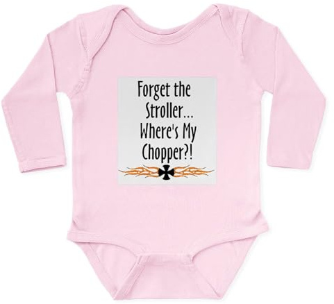 CafePress Chopper Body Suit Cute Long Sleeve Infant Bodysuit Baby Romper